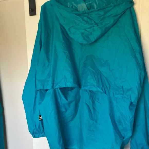 ‘90s Helly Hansen Teal Windbreaker Jacket - Picture 6 of 6